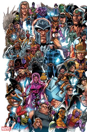 X-MEN #1 BAGLEY EVERY MUTANT EVER VAR DX - Packrat Comics