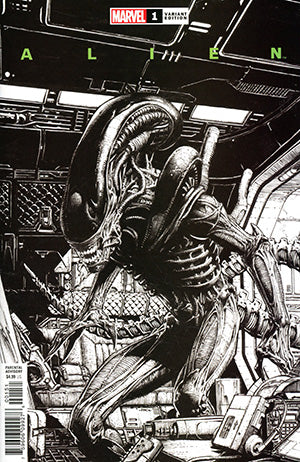 Alien #1 Cover P Incentive David Finch Launch Sketch Cover - Packrat Comics