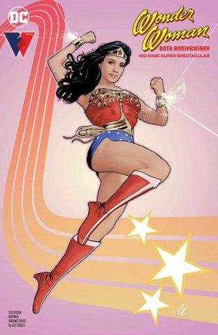 Wonder Woman 80th Anniversary 100-Page Super Spectacular #1 (One Shot) Cover C Cat Staggs Television Inspired Variant