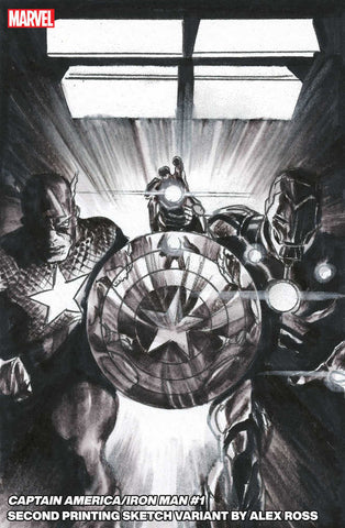 Captain America Iron Man #1 (Of 5) 2ND Printing Alex Ross Variant