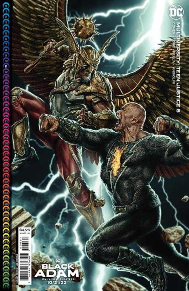 DC Comics COMIC BOOK Multiversity Teen Justice #5 (Of 6) Cover C Lee Bermejo Black Adam Movie Card Stock Variant