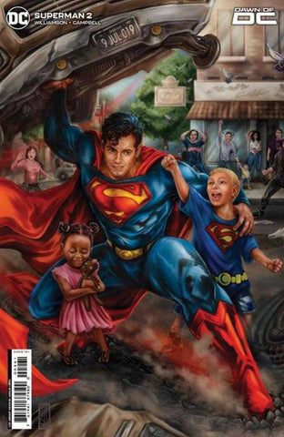 Superman #2 Cover F 1 in 25 Juanjo Lopez Card Stock Variant