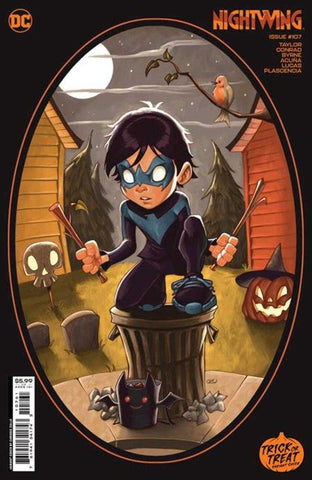 Nightwing #107 Cover F Chrissie Zullo Trick Or Treat Card Stock Variant