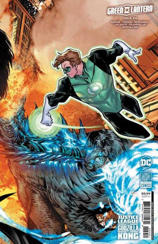 Green Lantern #4 Cover E David Baldeon Connecting Justice League vs Godzilla vs Kong Card Stock Variant