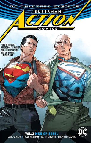 SUPERMAN ACTION COMICS TP VOL 03 MEN OF STEEL (REBIRTH) - Packrat Comics