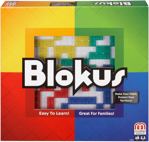 Mattel Games Blokus | Family Strategy Shape Blocking Game for 2-4 Players - Packrat Comics