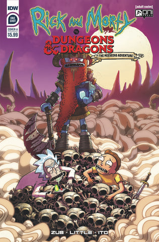 RICK & MORTY VS DUNGEONS & DRAGONS MEESEEKS CVR A VASQUEZ - Packrat Comics