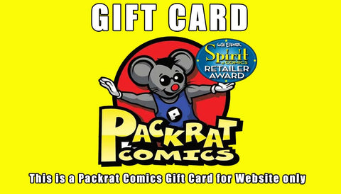 Gift Card for Website only - Packrat Comics
