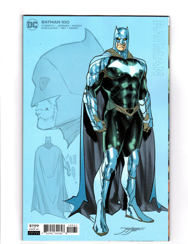 BATMAN #100 1:25 CARD STOCK JORGE JIMENEZ VAR ED JOKER WAR - Packrat Comics