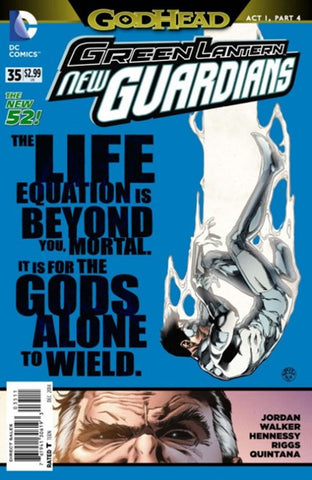GREEN LANTERN NEW GUARDIANS #35 (GODHEAD) - Packrat Comics