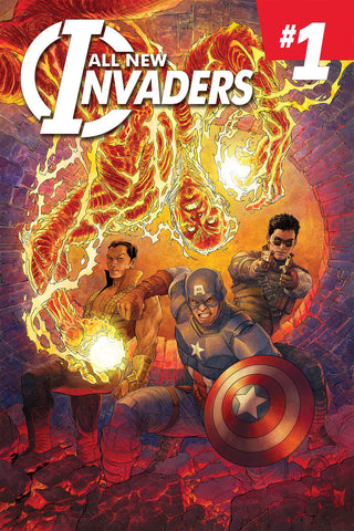 ALL NEW INVADERS #1 BLANK VAR ANMN - Packrat Comics