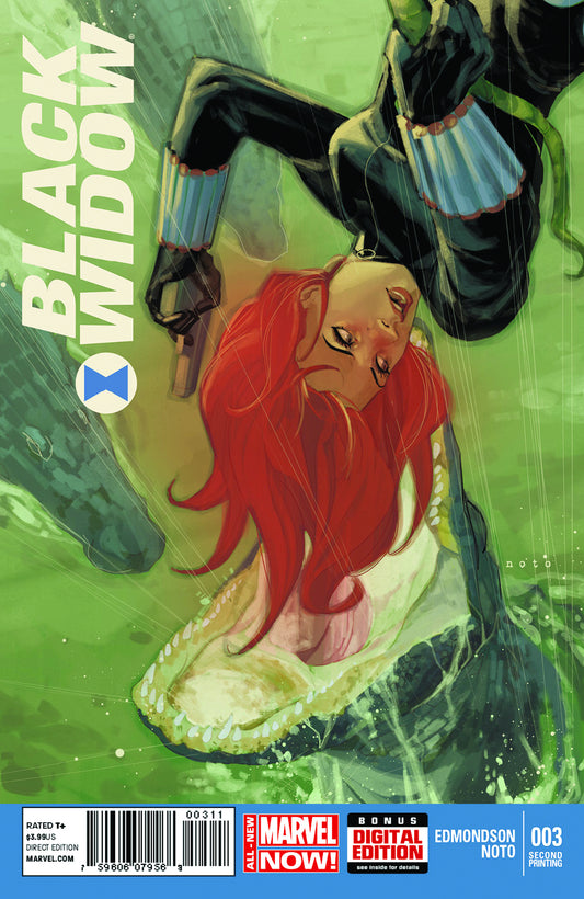 MARVEL COMICS Comics BLACK WIDOW #3 2ND PTG NOTO VAR ANMN