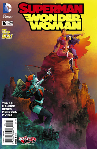 SUPERMAN WONDER WOMAN #16 HARLEY QUINN VAR ED - Packrat Comics
