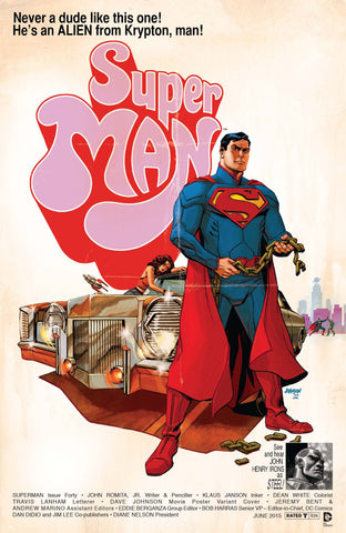 SUPERMAN #40 MOVIE POSTER VAR ED - Packrat Comics
