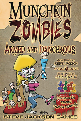 MUNCHKIN ZOMBIES ARMED AND DANGEROUS EXP - Packrat Comics