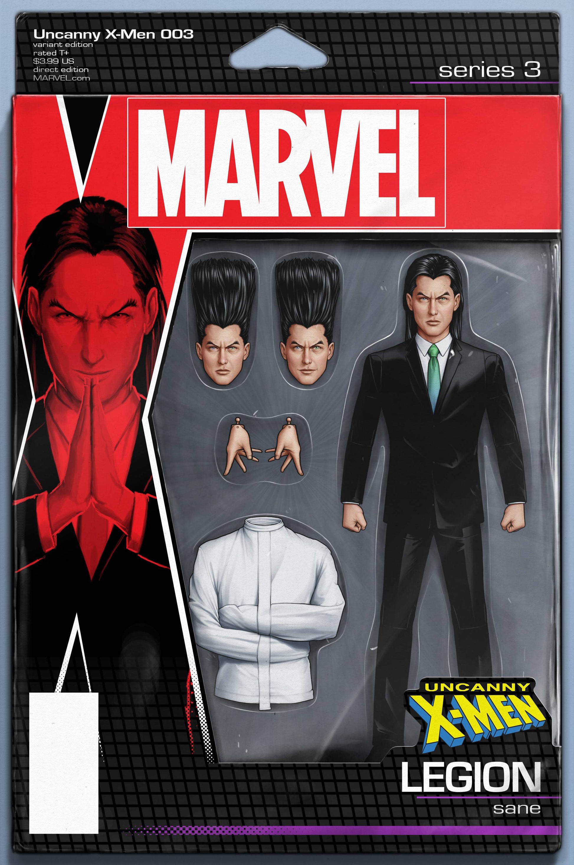 MARVEL COMICS MARVEL COMICS UNCANNY X-MEN #3 CHRISTOPHER ACTION FIGURE VAR