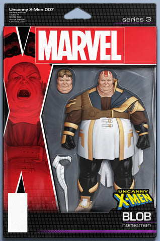UNCANNY X-MEN #7 CHRISTOPHER ACTION FIGURE VAR - Packrat Comics