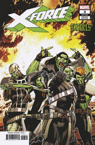 X-FORCE #3 GUICE SKRULLS VAR - Packrat Comics