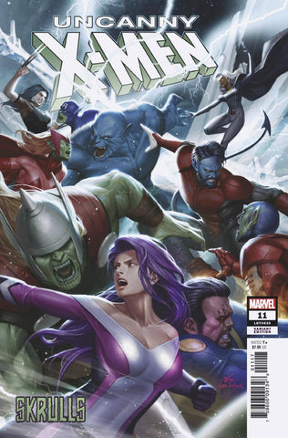 UNCANNY X-MEN #11 INHYUK LEE SKRULLS VAR - Packrat Comics
