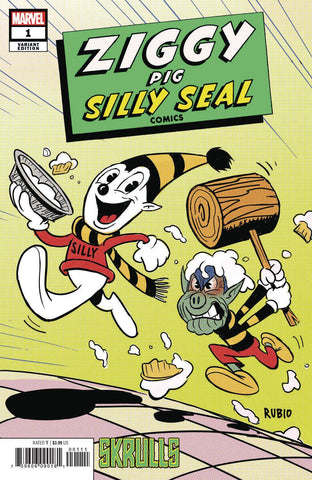 ZIGGY PIG SILLY SEAL COMICS #1 RUBIO SKRULLS VAR - Packrat Comics