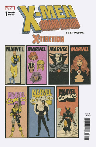X-MEN GRAND DESIGN X-TINCTION #1 (OF 2) PISKOR CORNER BOX VA - Packrat Comics