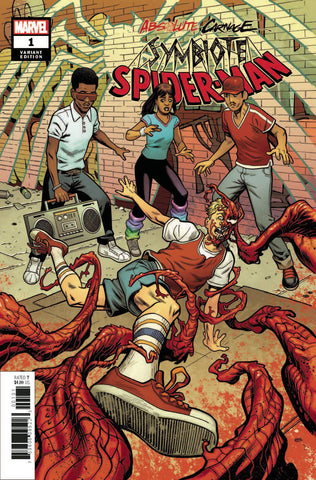 ABSOLUTE CARNAGE SYMBIOTE SPIDER-MAN #1 HAWTHORNE VAR AC 1in50 - Packrat Comics