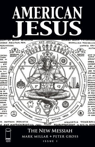 AMERICAN JESUS NEW MESSIAH #1 CVR C B&W QUITELY (MR) - Packrat Comics