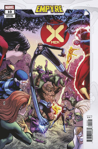 X-MEN #10 ZIRCHER CONFRONTATION VAR EMP - Packrat Comics