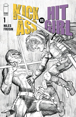 KICK-ASS VS HIT-GIRL #1 (OF 5) CVR B ROMITA JR (RES) (MR) - Packrat Comics