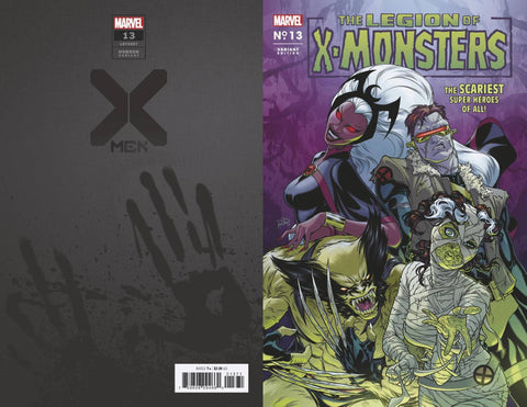 X-MEN #13 DAUTERMAN LEGION X-MONSTERS HORROR VAR XOS - Packrat Comics
