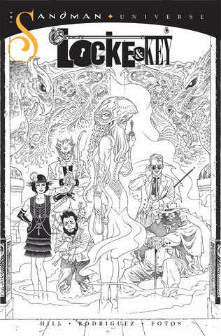 LOCKE & KEY SANDMAN HELL & GONE #1 10 COPY INCV B&W RODRIQUE - Packrat Comics
