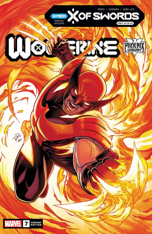 WOLVERINE #7 DAUTERMAN WOLVERINE PHOENIX VAR XOS - Packrat Comics