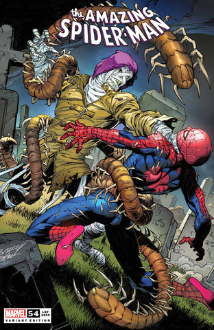AMAZING SPIDER-MAN #54 BAGLEY VAR LR VF - Packrat Comics