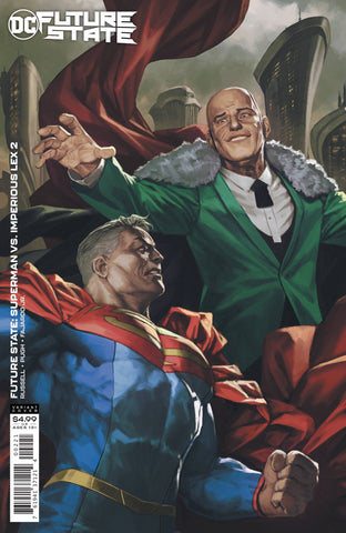 FUTURE STATE SUPERMAN VS IMPERIOUS LEX #2 CARDSTOCK VAR ED - Packrat Comics