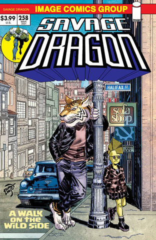 SAVAGE DRAGON #258 CVR B RETRO 70S TRADE DRESS (MR) - Packrat Comics