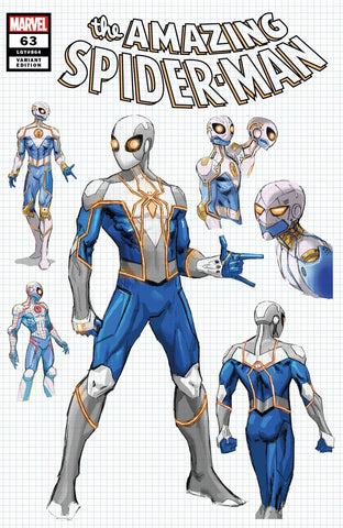 AMAZING SPIDER-MAN #63 WEAVER DESIGN VAR - Packrat Comics