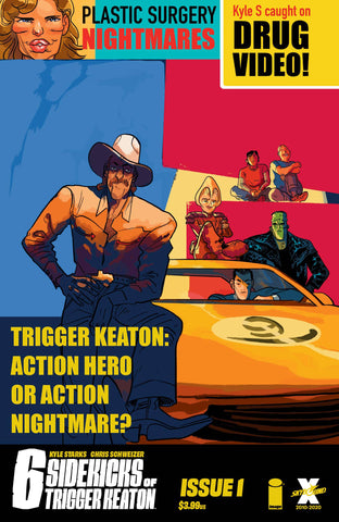 SIX SIDEKICKS OF TRIGGER KEATON #1 CVR B HENDERSON (MR) - Packrat Comics