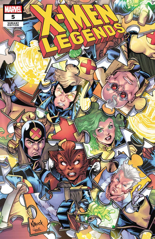 X-MEN LEGENDS #5 NAUCK PUZZLE VAR - Packrat Comics