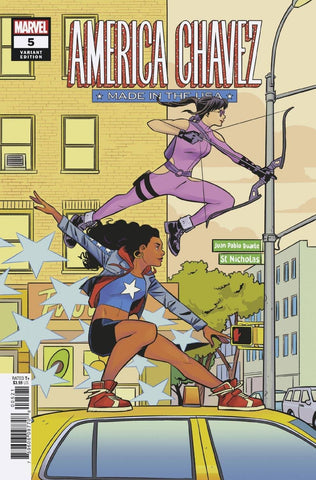 AMERICA CHAVEZ MADE IN USA #5 (OF 5) BUSTOS VAR - Packrat Comics