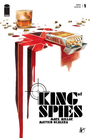 KING OF SPIES #1 (OF 4) CVR A SCALERA (MR) - Packrat Comics