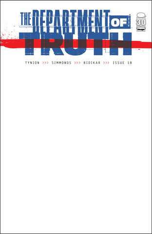 DEPARTMENT OF TRUTH #18 CVR B BLANK CVR (MR) - Packrat Comics