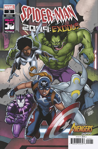 SPIDER-MAN 2099 EXODUS #3 RON LIM CONNECTING VARIANT - Packrat Comics