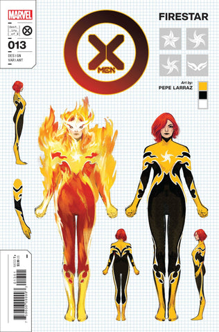 X-MEN #13 10 COPY INCV LARRAZ DESIGN VARIANT - Packrat Comics