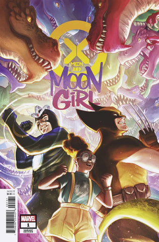 X-MEN AND MOON GIRL #1 EDGE VARIANT - Packrat Comics