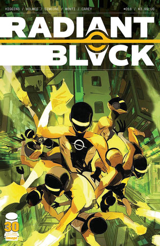 RADIANT BLACK #18 CVR A SIMEONE MV - Packrat Comics