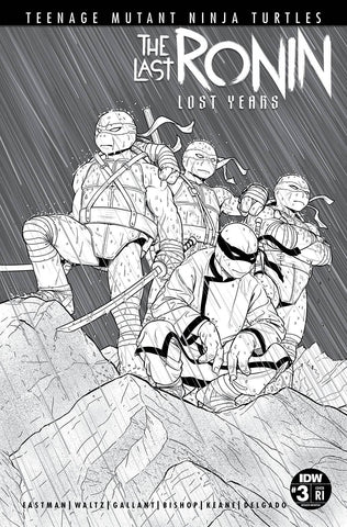 TMNT LAST RONIN LOST YEARS #3 CVR E 50 COPY INCV MCKELVIE - Packrat Comics