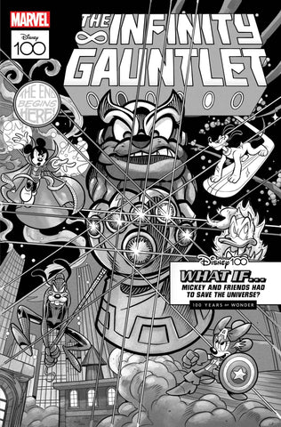 AMAZING SPIDER-MAN #23 100 COPY INCV DISNEY100 B&W VAR - Packrat Comics