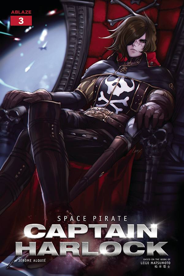 ABLAZE COMIC BOOK SPACE PIRATE CAPT HARLOCK #3 CVR B LEIRIX