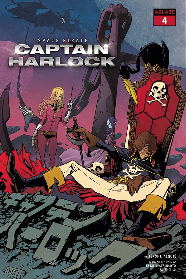 ABLAZE COMIC BOOK SPACE PIRATE CAPT HARLOCK #4 CVR A PEREZ