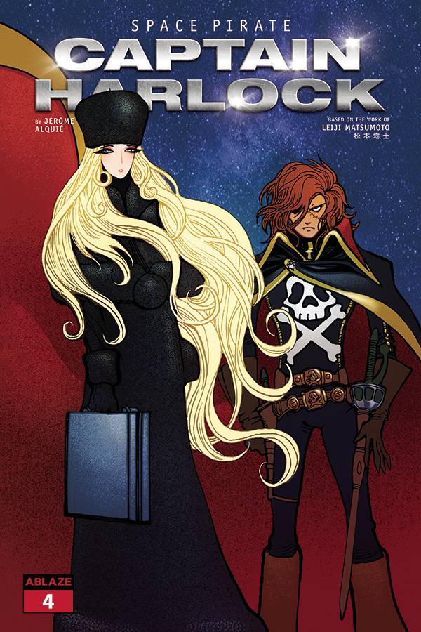 ABLAZE COMIC BOOK SPACE PIRATE CAPT HARLOCK #4 CVR C MORITAT